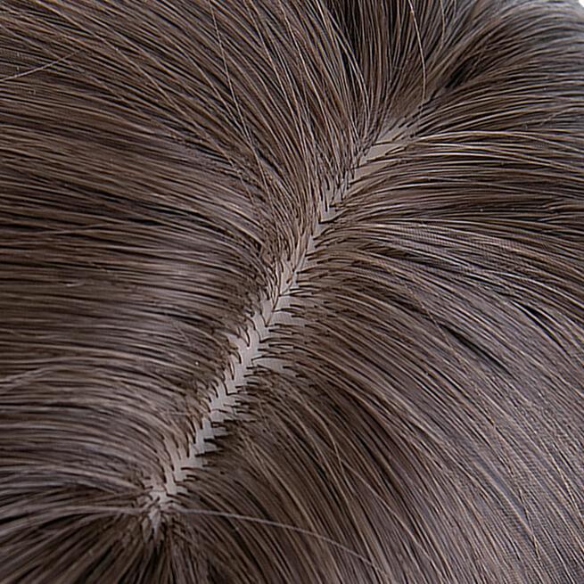 Long Wavy Dark Brown Synthetic Wig Lolita Cosplay SW324
