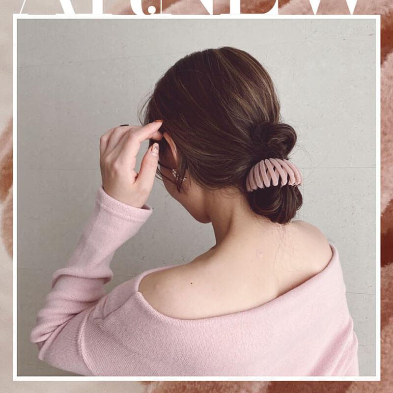 Velvet Hair Claw Bird Nest Expanding Hair Accessories HT002