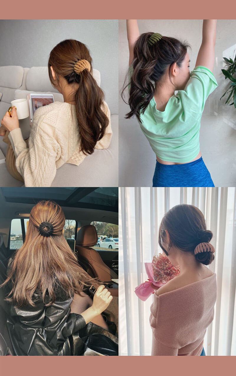 Velvet Hair Claw Bird Nest Expanding Hair Accessories HT002