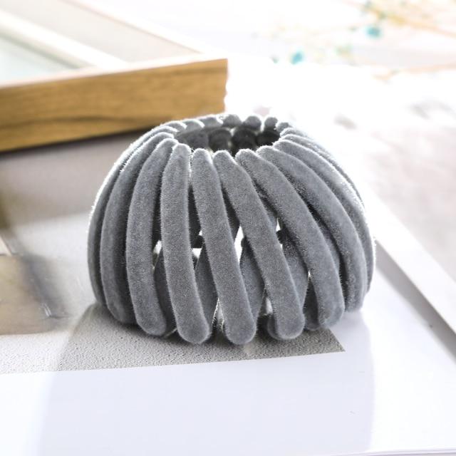 Velvet Hair Claw Bird Nest Expanding Hair Accessories HT002