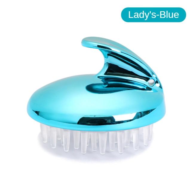 SILICONE HEAD SCALP MASSAGE BRUSH