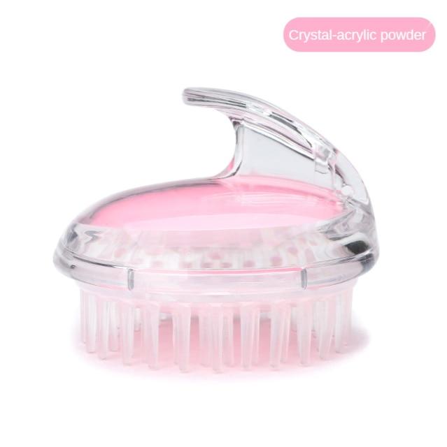SILICONE HEAD SCALP MASSAGE BRUSH