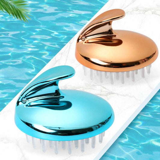 SILICONE HEAD SCALP MASSAGE BRUSH
